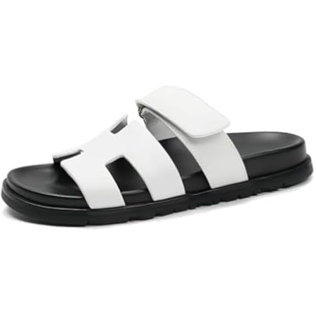 Womens Flat Sandals Open Toe Slide Sandals | Amazon (US)