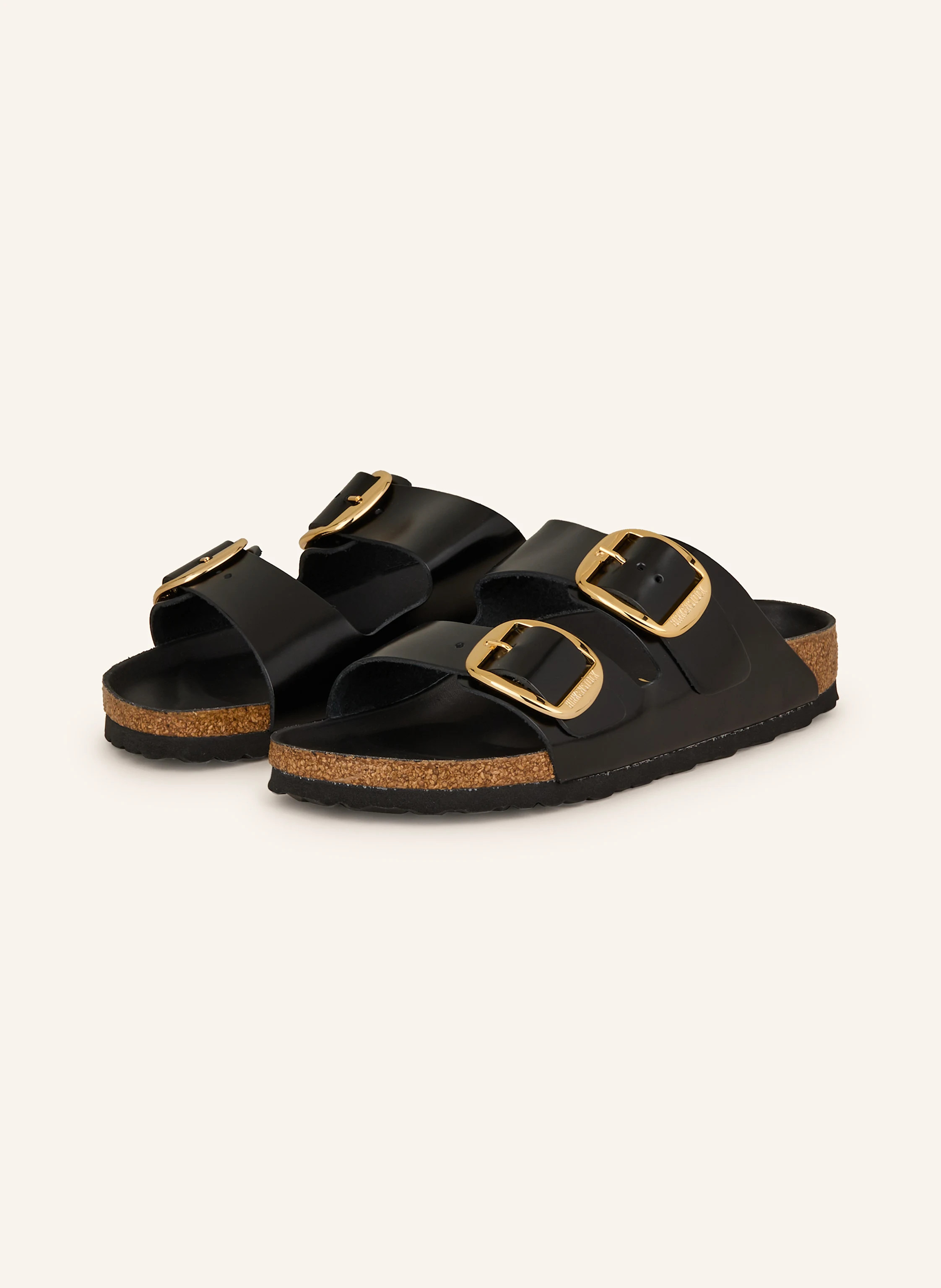 BIRKENSTOCK Pantoletten ARIZONA BIG BUCKLE LENA in schwarz | Breuninger (DACH)