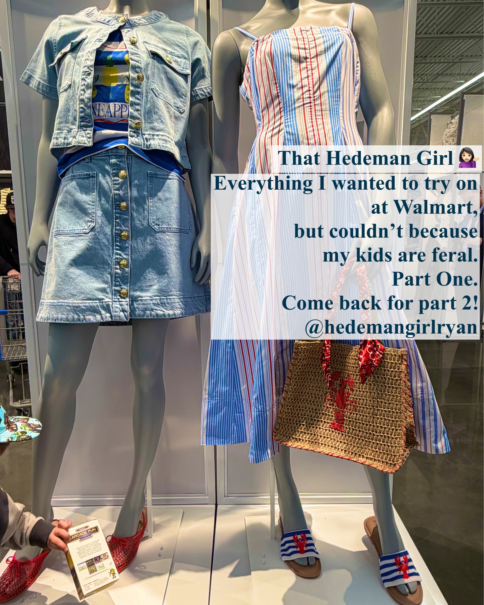 We ran into our new @walmart today and the new spring/summer selection was to die for! Elevated looks for less. I instantly wanted to ditch my kids and try everything on- I’ll be back this weekend for sure! The entire women’s department screamed to be worn down by the bay or to a lawn concert! 

#LTKmomlife #LTKdayinmylife #LTKootd