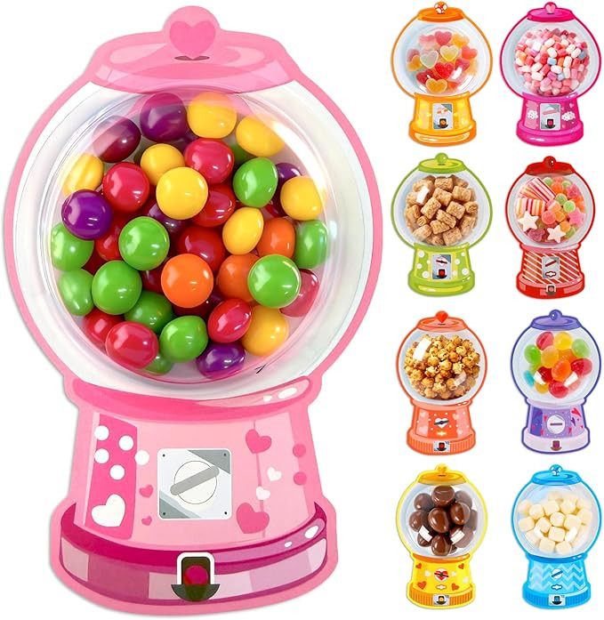 Valentines Cards for Kids Classroom, 36 Pack Valentines Day Cards, Gumball Machine Valentines Can... | Amazon (US)