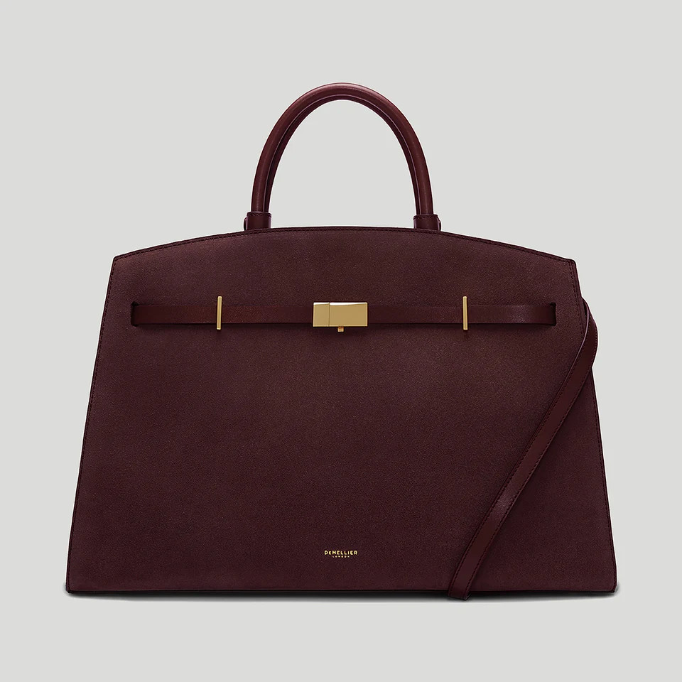 The Hudson | Burgundy Suede & Burgundy Smooth | DeMellier | DeMellier