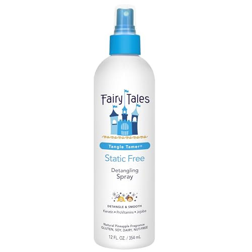 Fairy Tales Tangle Tamer Static Free Detangling Spray - Detangler Spray for Kids - Paraben Free, Sulfate Free, Gluten Free, Nut Free - 12 oz | Amazon (US)