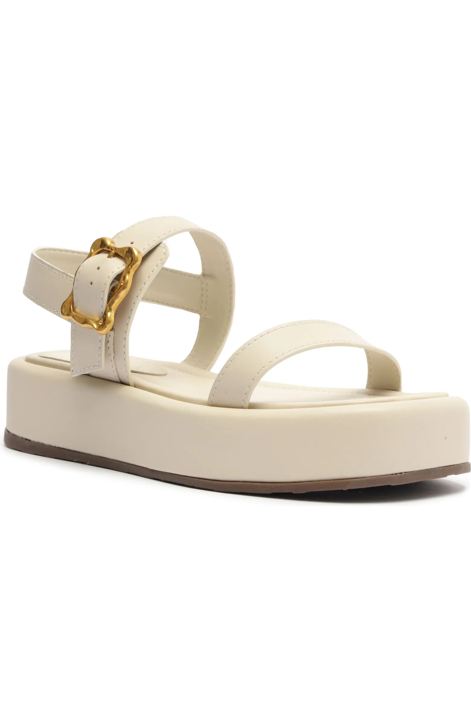 Wavy Ankle Strap Platform Sandal (Women) | Nordstrom