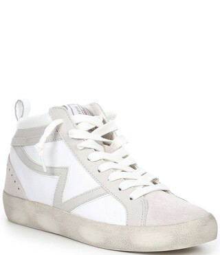 Elleinaa Suede & Leather High Top Sneakers | Dillards