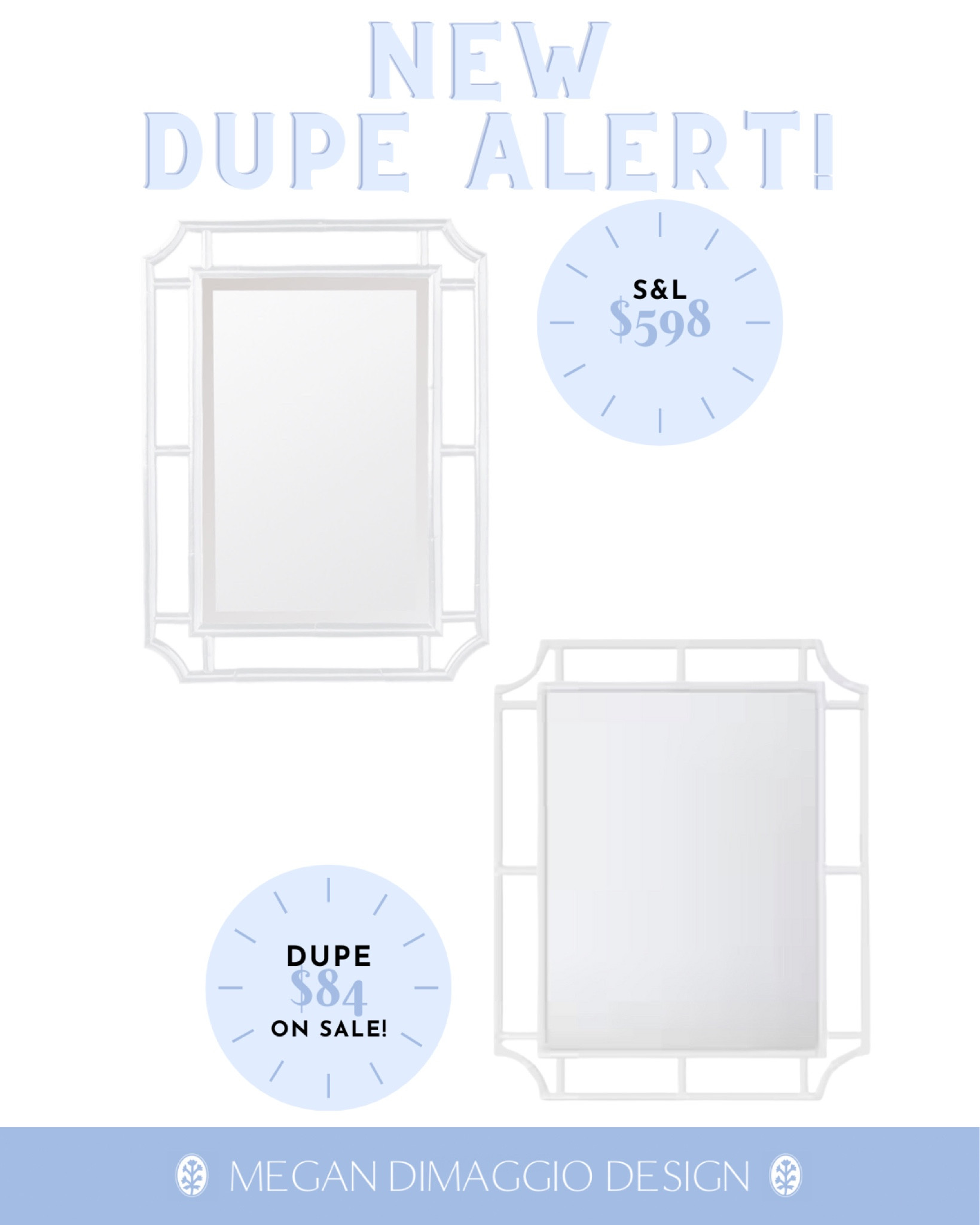 Wow wow wow!! Not only an amazing Serena & Lily 📣 new DUPE alert! 📣 but the dupe is also ON SALE for just $84!! 🤯

Snag this amazing Ojai mirror dupe for over $500 LESS than the original…and it looks exactly the same!! The dimensions are even comparable at 24x30!! 🙌🏻🏃🏼‍♀️🏃🏼‍♀️🏃🏼‍♀️

#LTKsalealert #LTKunder100 #LTKhome