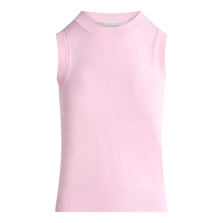 Free Assembly Women's Sleeveless Sweater Shell, Lightweight, Sizes XS-XXL | Walmart (US)
