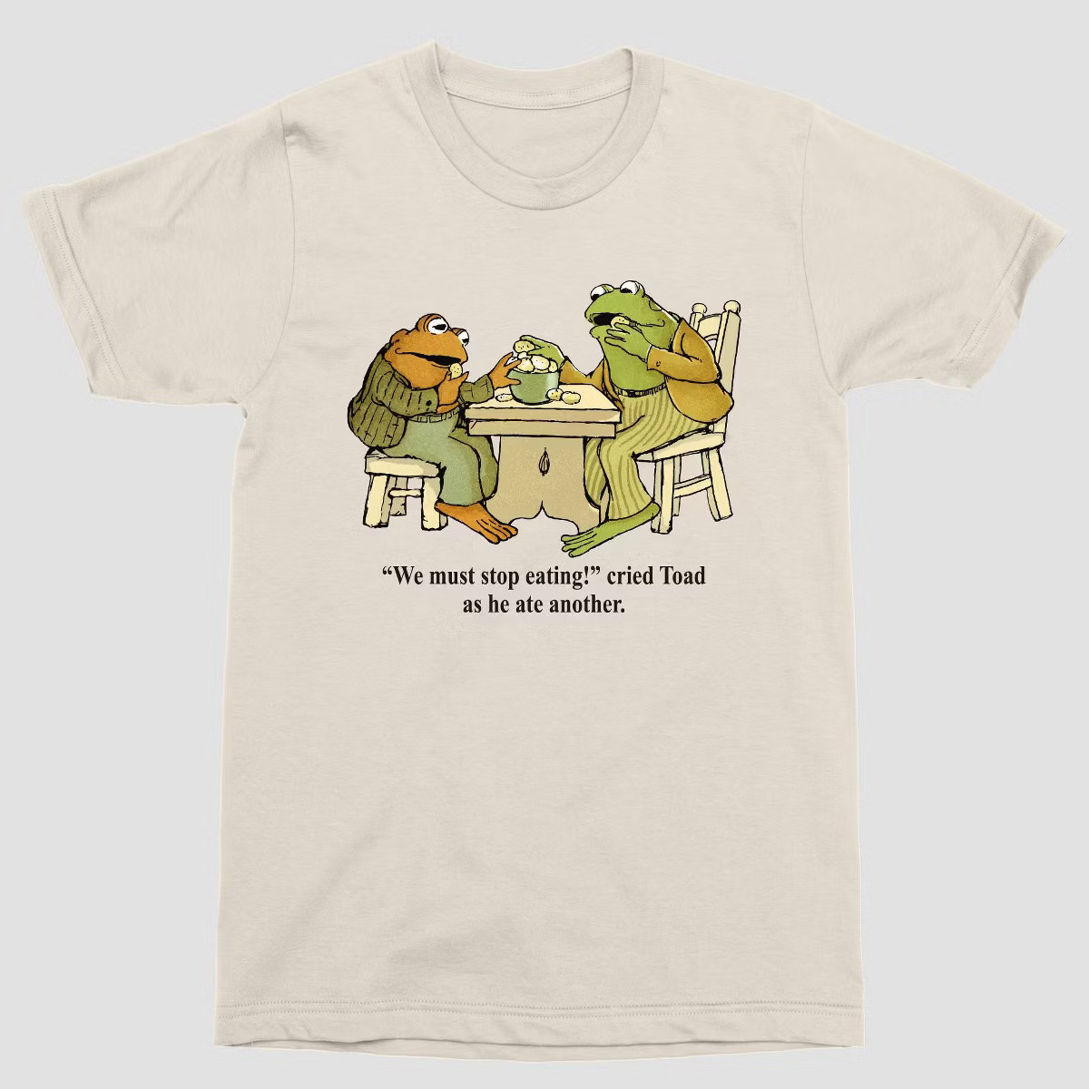 Men's Frog and Toad Short Sleeve Graphic T-Shirt - Tan | Target
