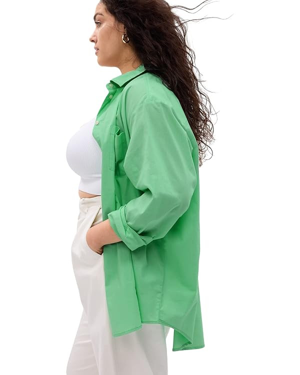 GAP Women's Big Shirt | Amazon (US)