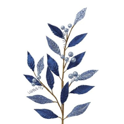 Glittery Laurel Berry Stems Set of Six for Holiday Decor & Indoor Use | Frontgate