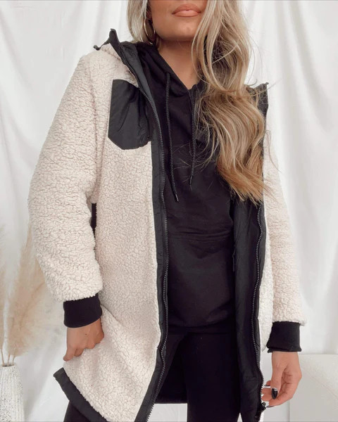 This Or That Reversible Coat | Lane 201 Boutique