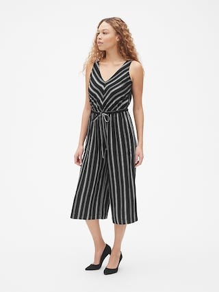 Sleeveless Wide-Leg Jumpsuit | Gap US