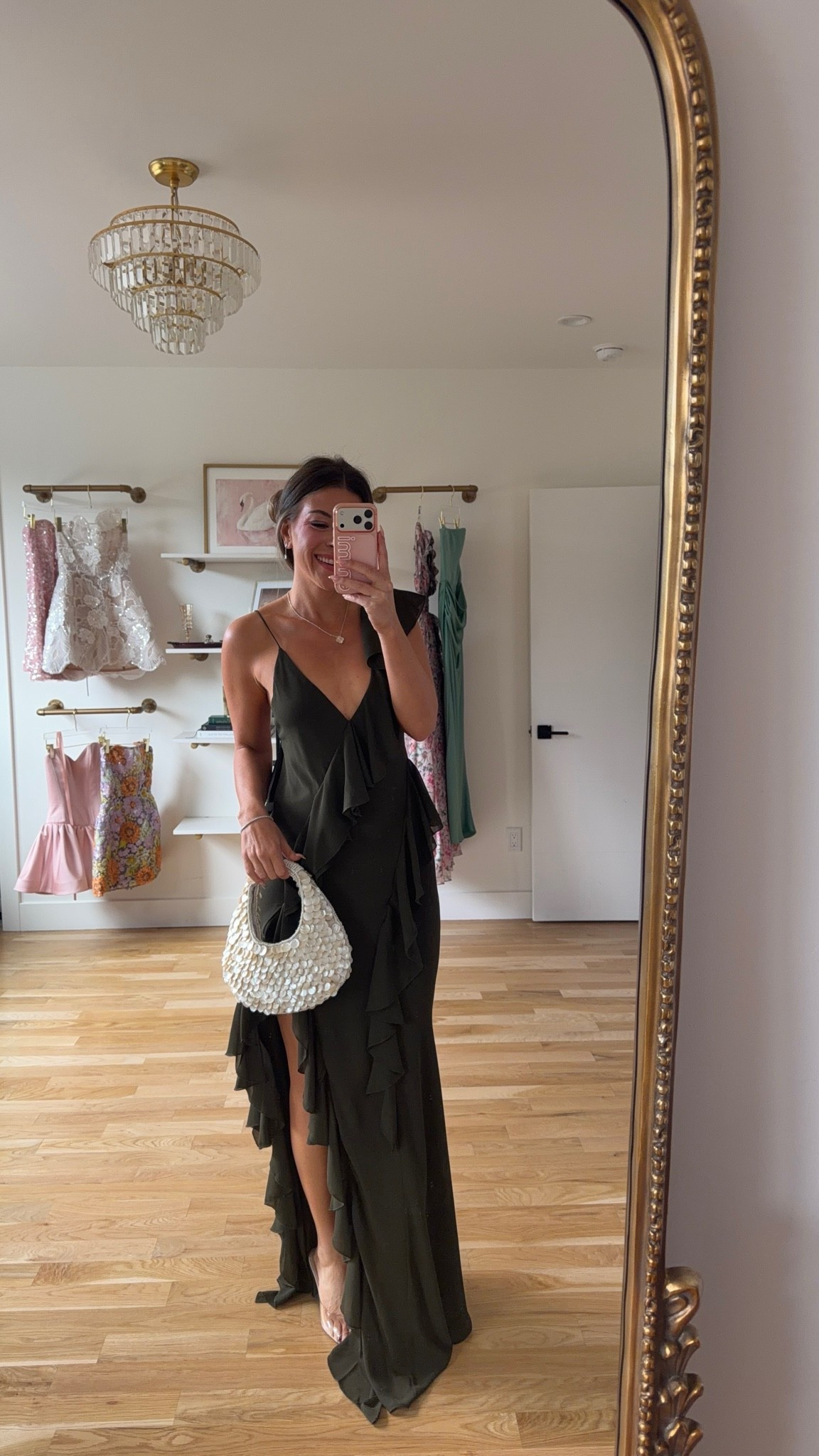 olive green gown with with a plunging V-neckline, one-shoulder ruffle detail, and a high slit amazon fall formal event & wedding guest dress ✨

Im 5’4” and wearing my usual small/2 

electric picks: emerson20

amazon fashion, amazon dresses, amazon finds, amazon outfit ideas, amazon summer outfits, affordable fashion finds, resortwear, resort outfits, vacation outfits, vacation dresses, beach vacation outfits, summer vacation outfits, tropical vacation outfits, vacation outfit ideas, summer wedding guest dresses, wedding guest dresses, cocktail dresses, semi-formal dresses, black tie wedding guest dresses, destination wedding guest dresses, garden party dresses, wedding guest outfit ideas

#LTKgrwm #LTKSeasonal #LTKWedding