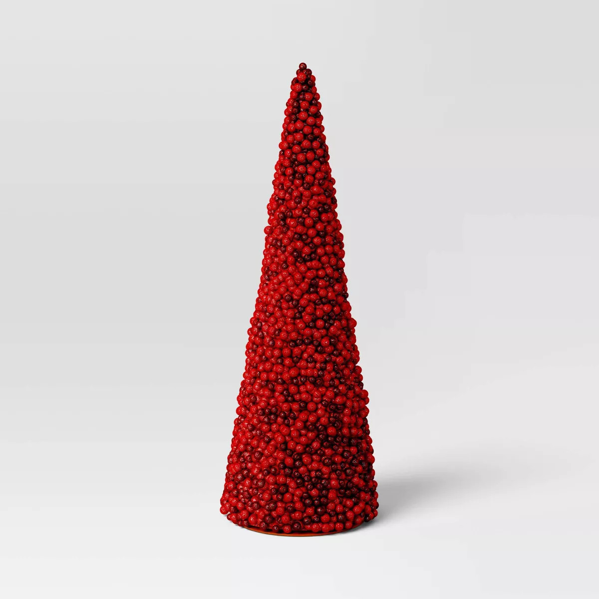 Christmas Medium Red Berry Cone Artificial Tree Red - Threshold™ | Target