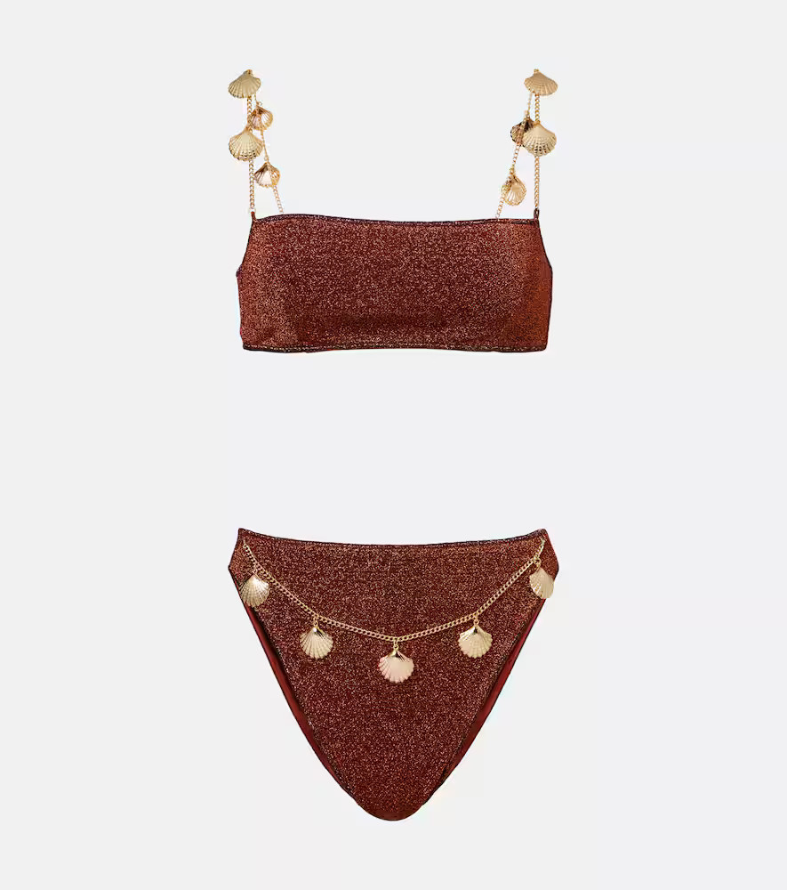 OsÃ©ree LumiÃ¨re Shells embellished bikini | Mytheresa (US/CA)