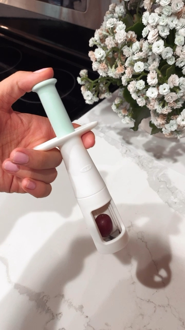 Toddler feeding MUST-have!!! Whether they are new to eating or not, quartering grapes is so important to prevent choking. This thing is awesome 🙌🏻

#babyledweaning #feedingtoddlers #kidseatingutensils #toddlerfood #toddleressentials

#LTKhome #LTKkids #LTKbaby