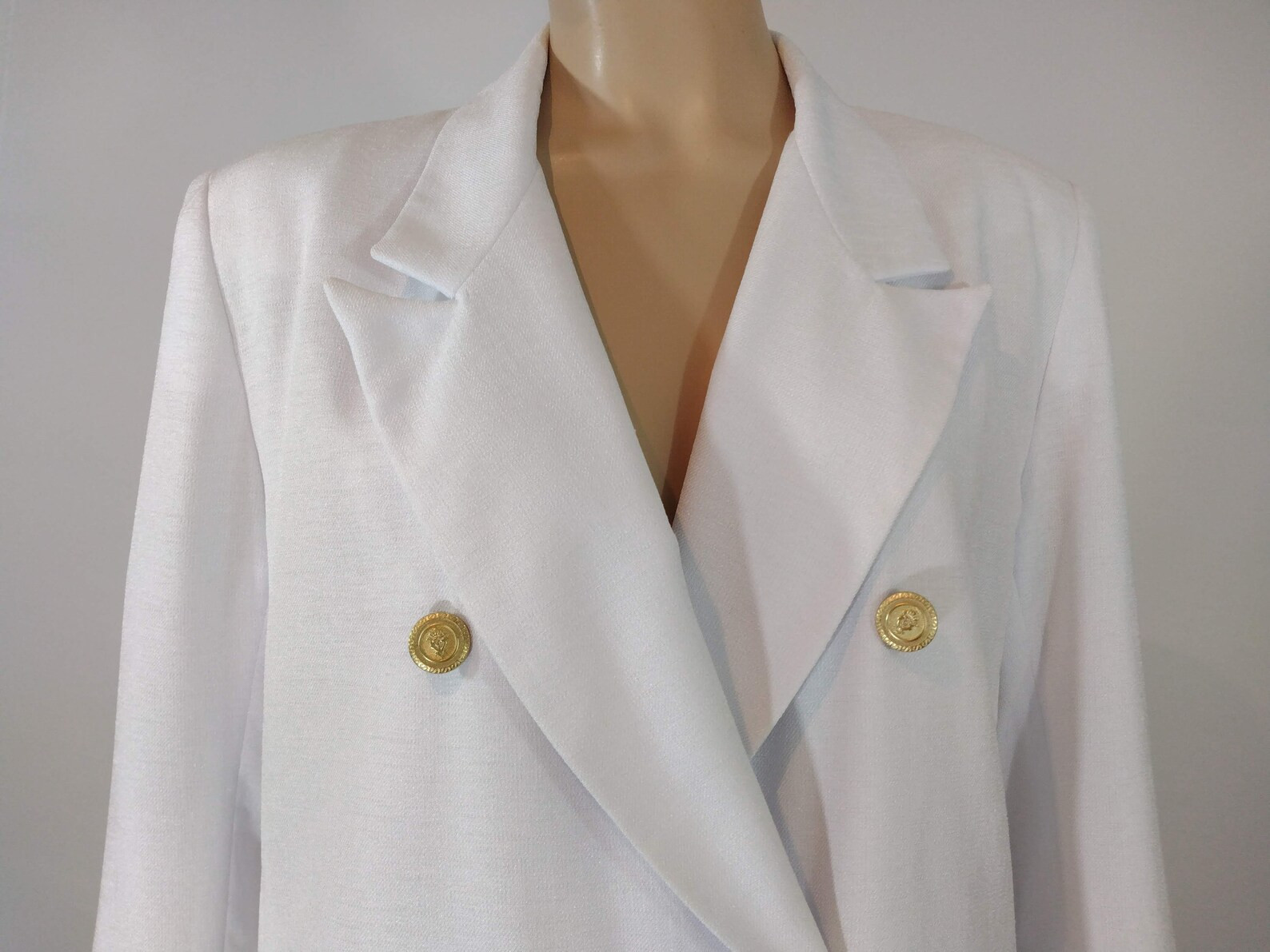 Vintage White Blazer 70's 80's Women's - Etsy | Etsy (US)