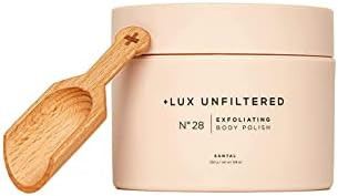+ Lux Unfiltered No 28 Exfoliating Body Polish - Hydrating and Moisturizing Vegan Body Exfoliator... | Amazon (US)
