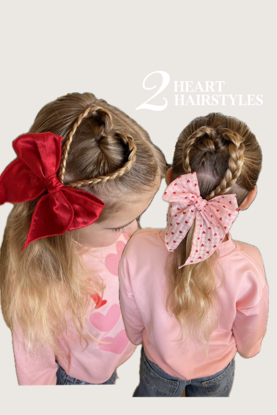 2 cute heart hairstyles to try for Valentine’s Day 