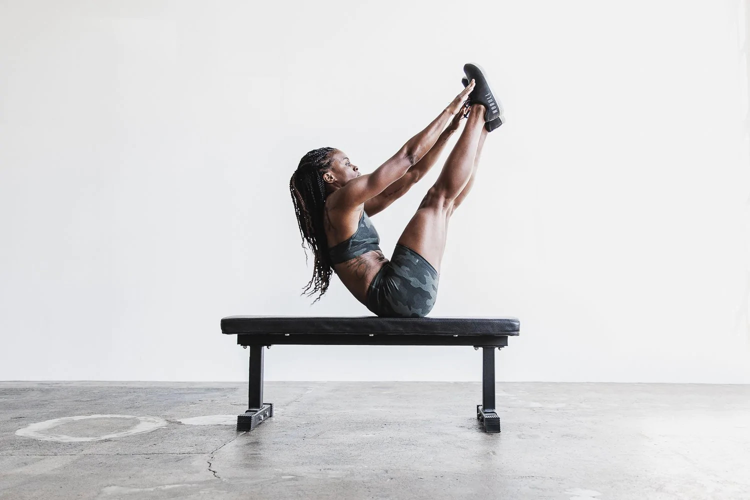MID-RISE SHORT 4" (PLUSH HEATHER) | NOBULL