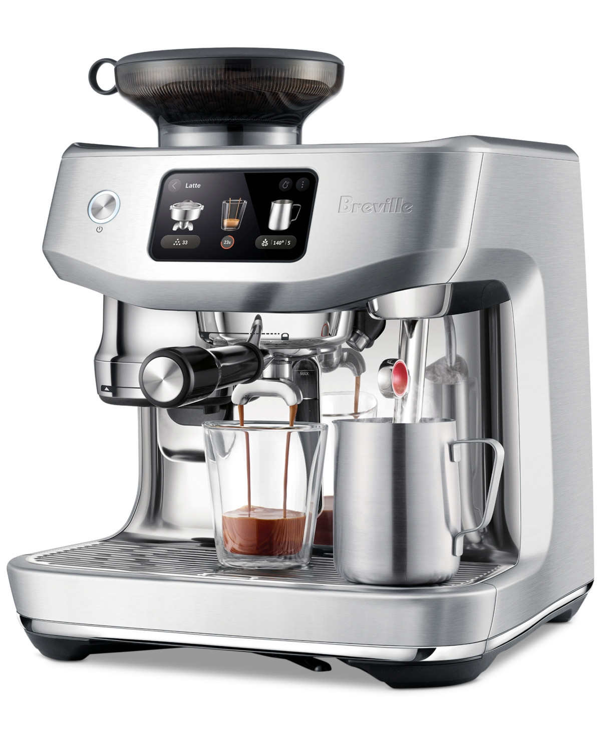 Breville The Oracle Jet Automatic Espresso Machine - Brushed Stainless Steel | Macy's