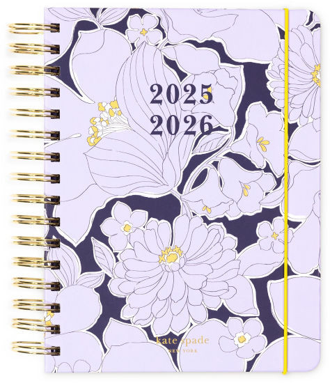 2025-2026 Kate Spade New York 17 Month Large Planner, Coastal Garden | Barnes & Noble