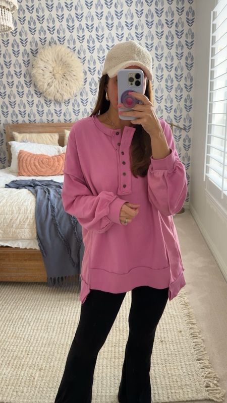 Amazon cuteness with this oversized pullover that comes in a ton of colors! Wearing a small.
.


#LTKSeasonal #LTKover40 #LTKfindsunder50