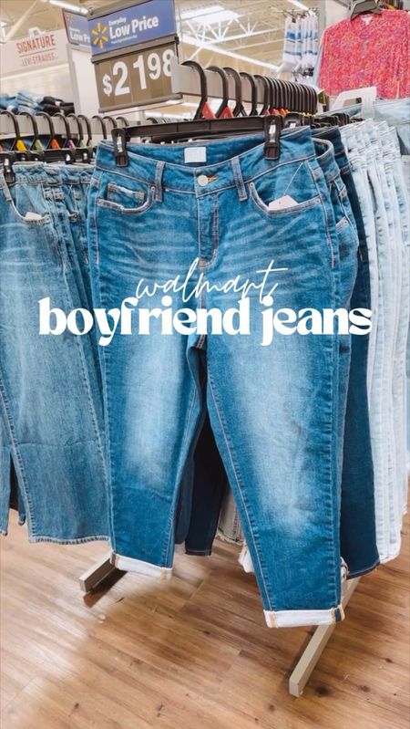 Walmart boyfriend jeans under $20! Can be worn cuffed or straight cuff. Run true to size. 





Walmart fashion. Walmart style. Time and tru. Straight boyfriend cropped jeans. Affordable fashion. 

#LTKstyletip #LTKfindsunder50 #LTKmidsize