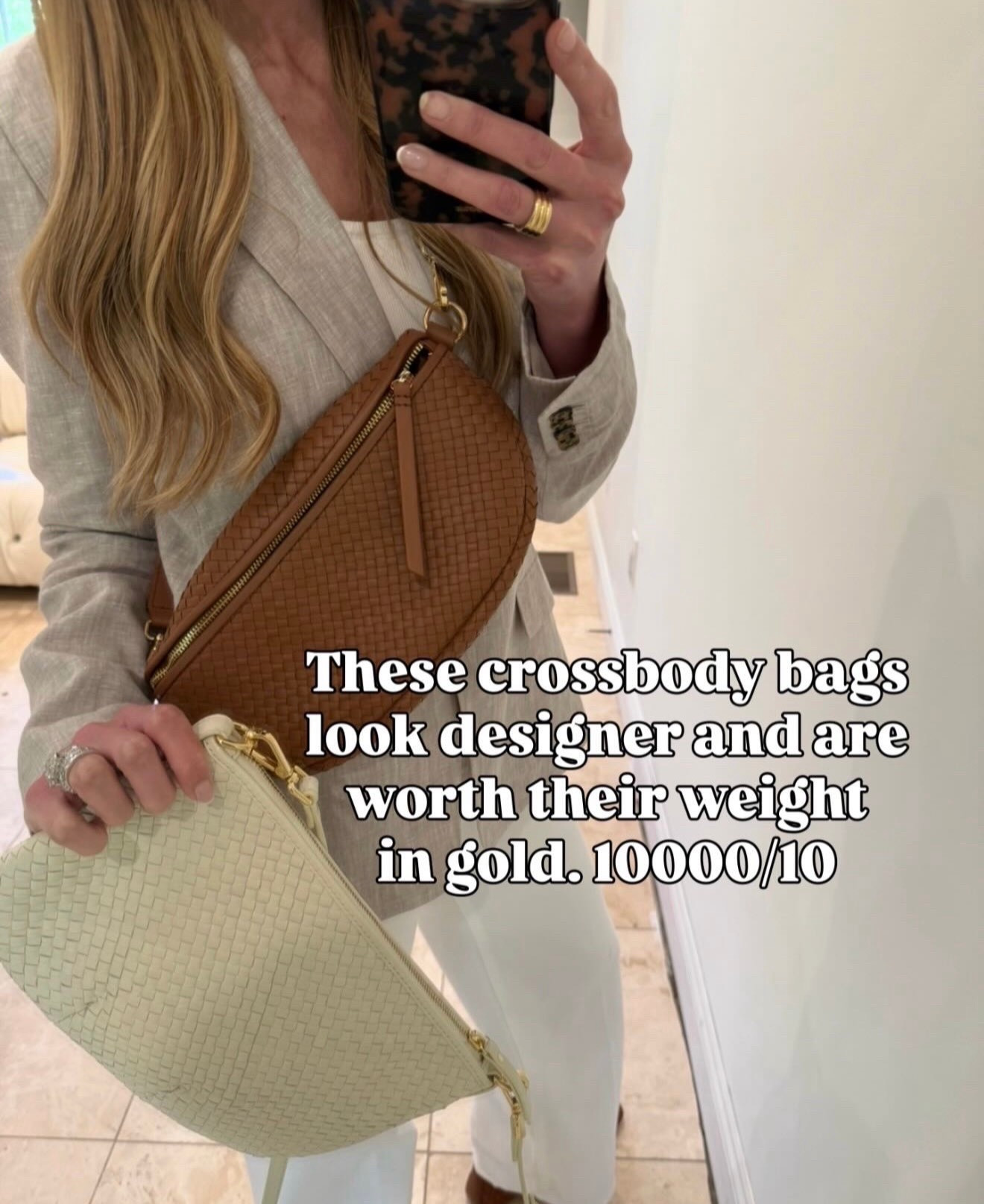 The best Italian leather cross body bags!!