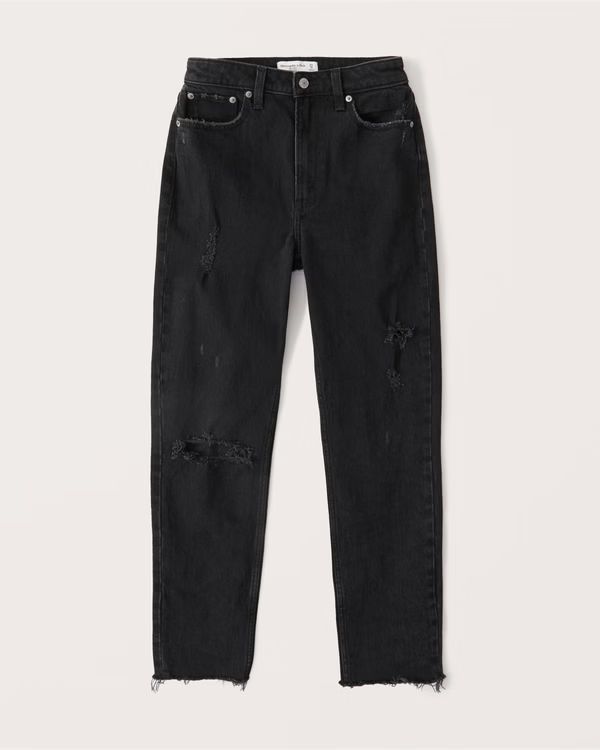 Curve Love High Rise Mom Jeans | Abercrombie & Fitch (US)