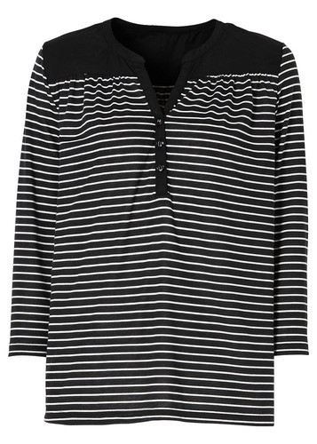 Damen Streifenshirt, 97377 in Schwarz/Wollweiß | eBay | eBay DE