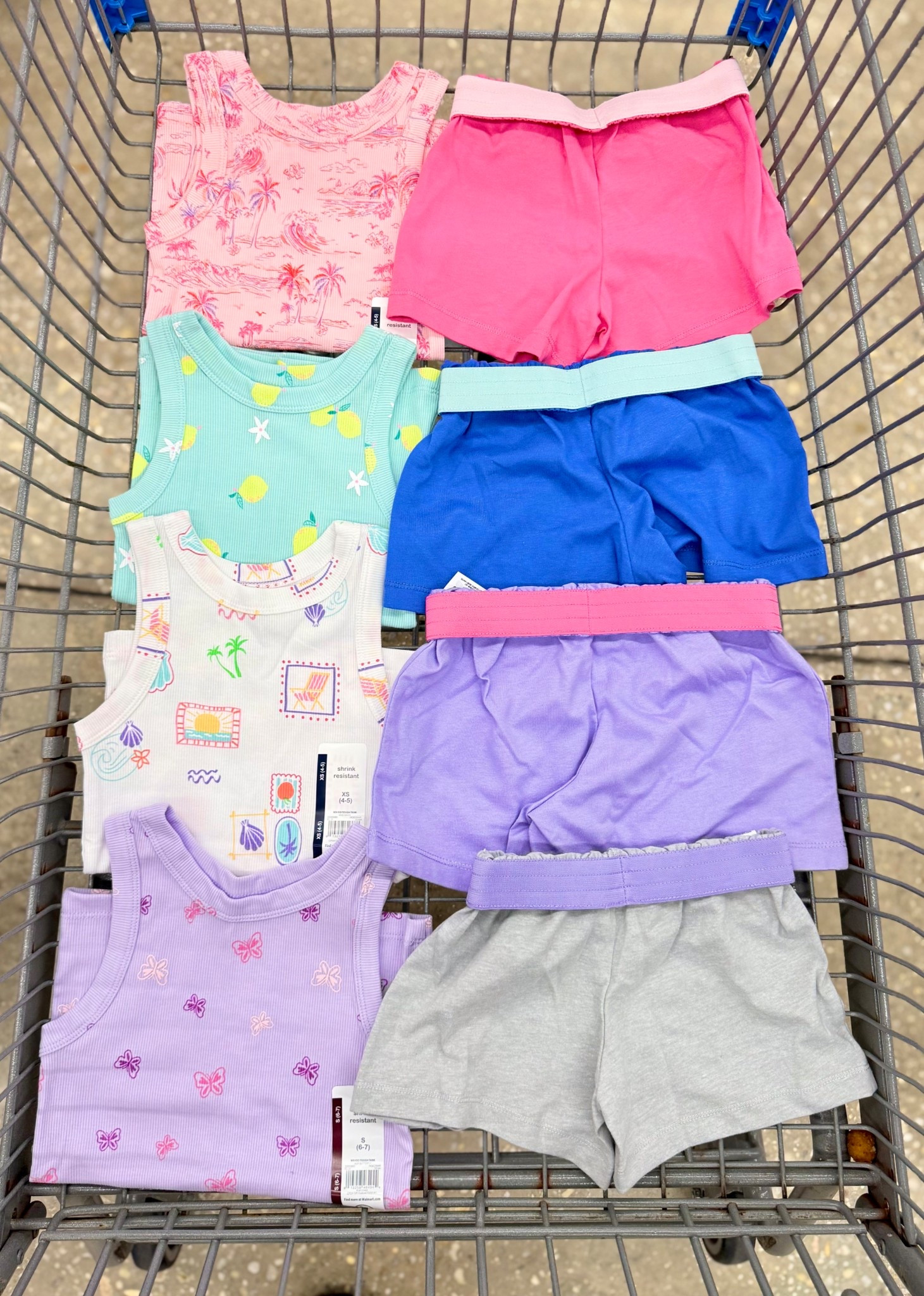 NEW girls summer ribbed tanks and fold over shorts mix and match for less than $10 an outfit 😍🏝️
-

#walmart #walmartfind #walmartmom #girlfashion #girlstyle #springclothing #kidsfashion #kidstyle #girlmom #toddlergirlfashion #toddlergirlstyle