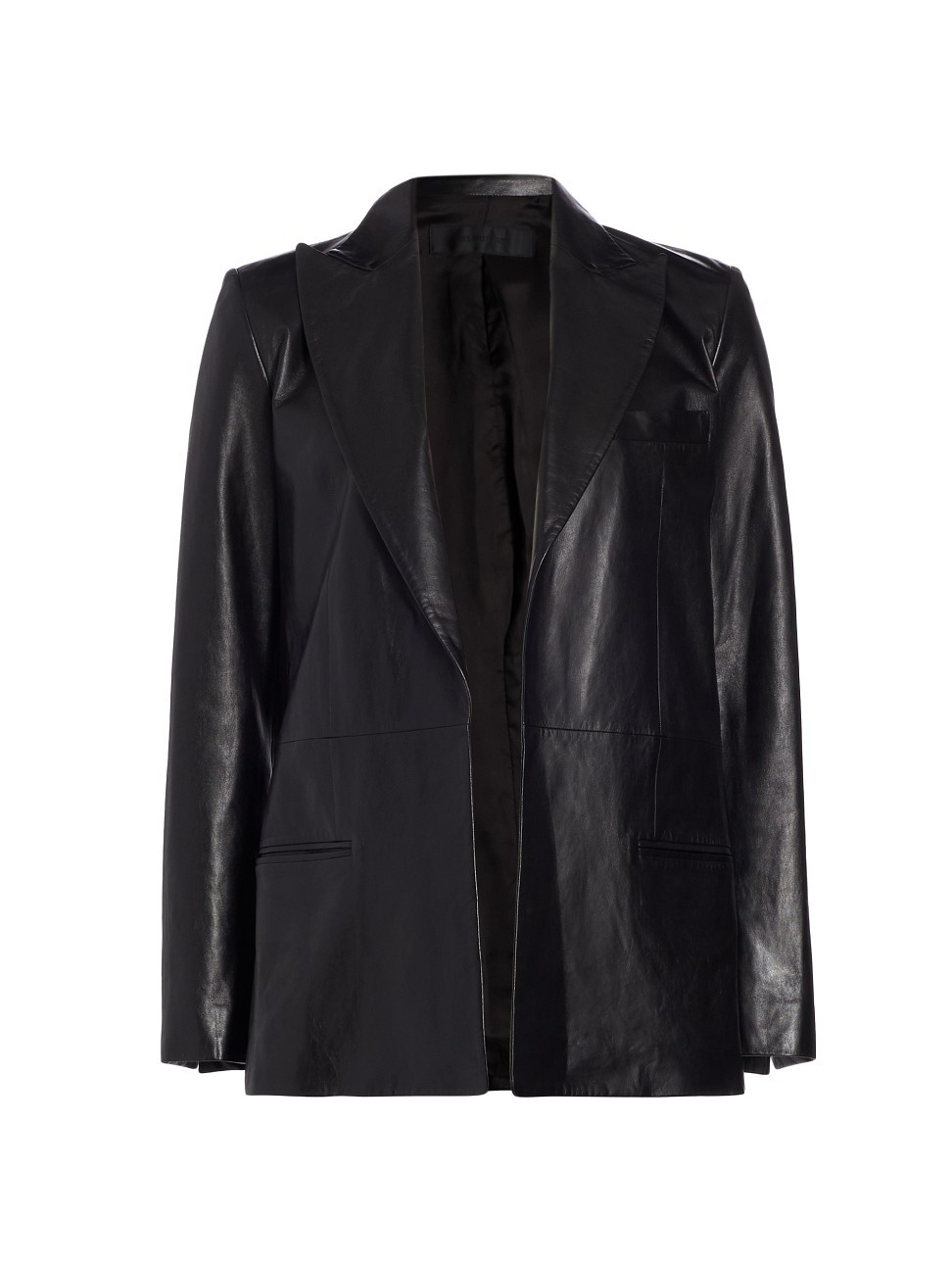 Women's Leather Blazer - Black - Size 2 | Saks Fifth Avenue