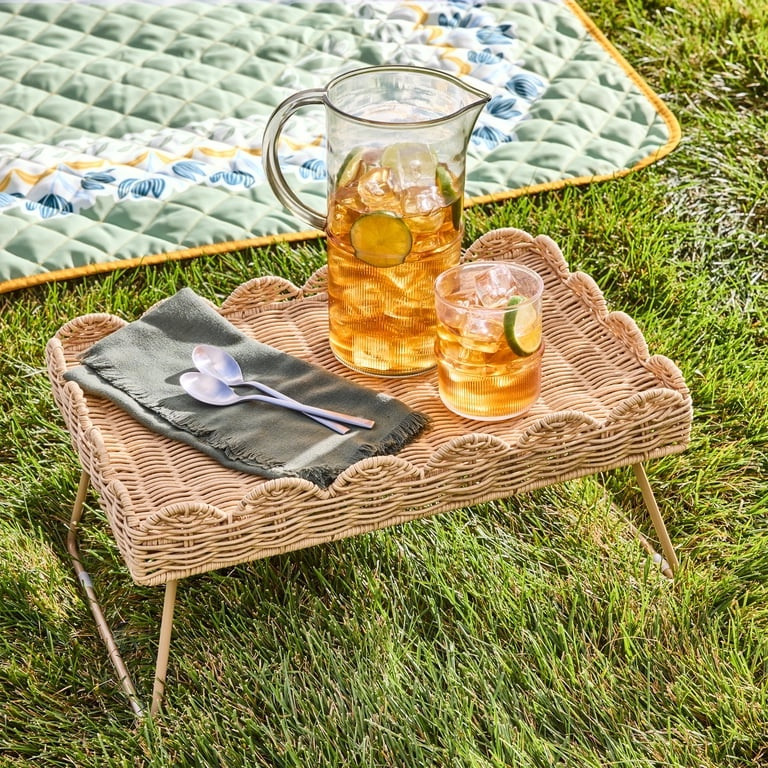 New scalloped rattan outdoor finds! ✨ outdoor entertaining picnic basket spring Easter summer outdoor hosting patio 

#LTKHome #LTKSaleAlert
