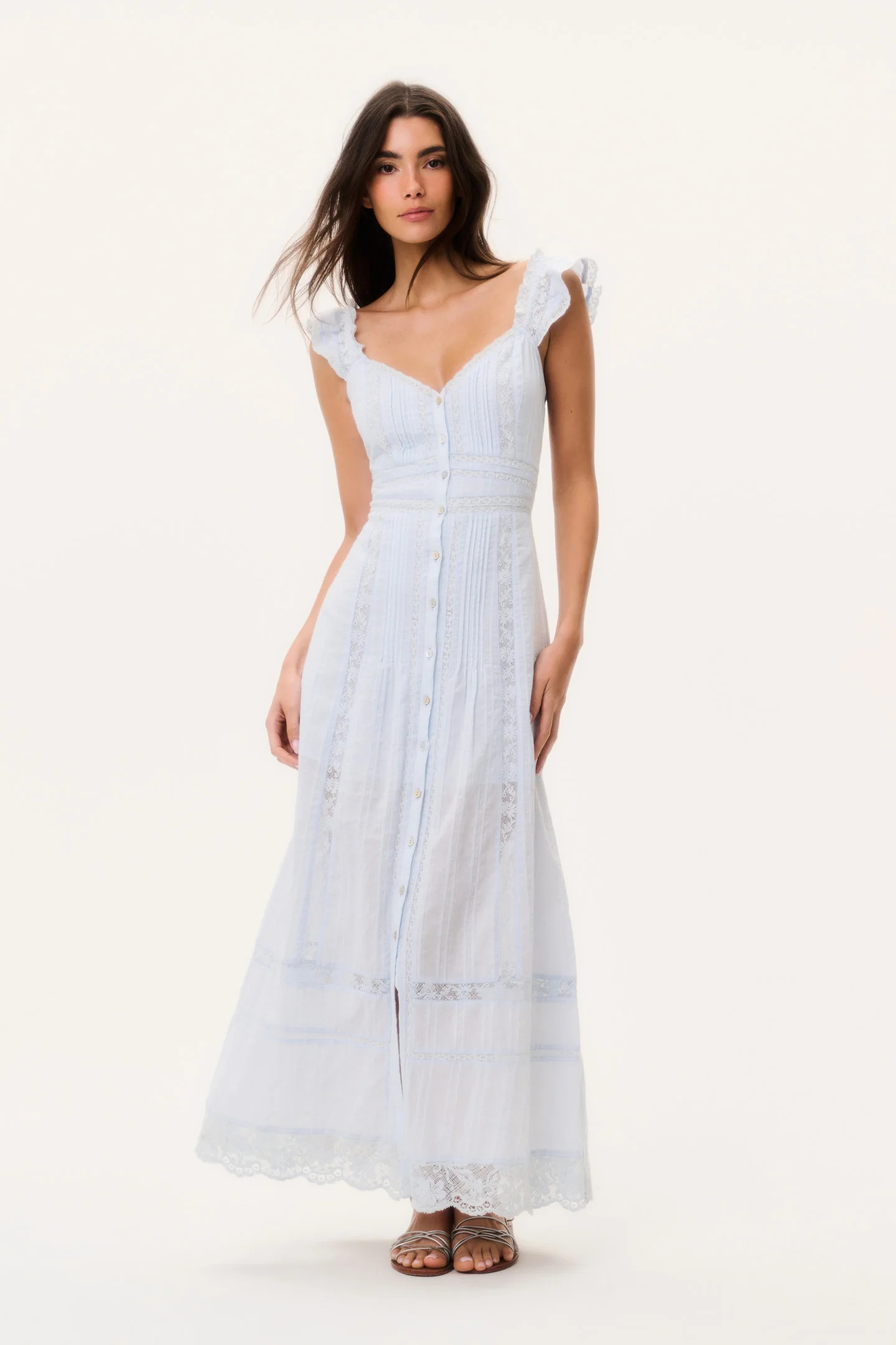 Kailette Cotton Maxi Dress | LoveShackFancy