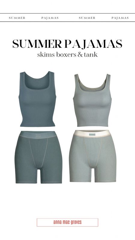 These Skims boxer & tank matching set has been added to the summer rotation. They are so comfortable & have so many colors. 

#LTKStyleTip #LTKOver40