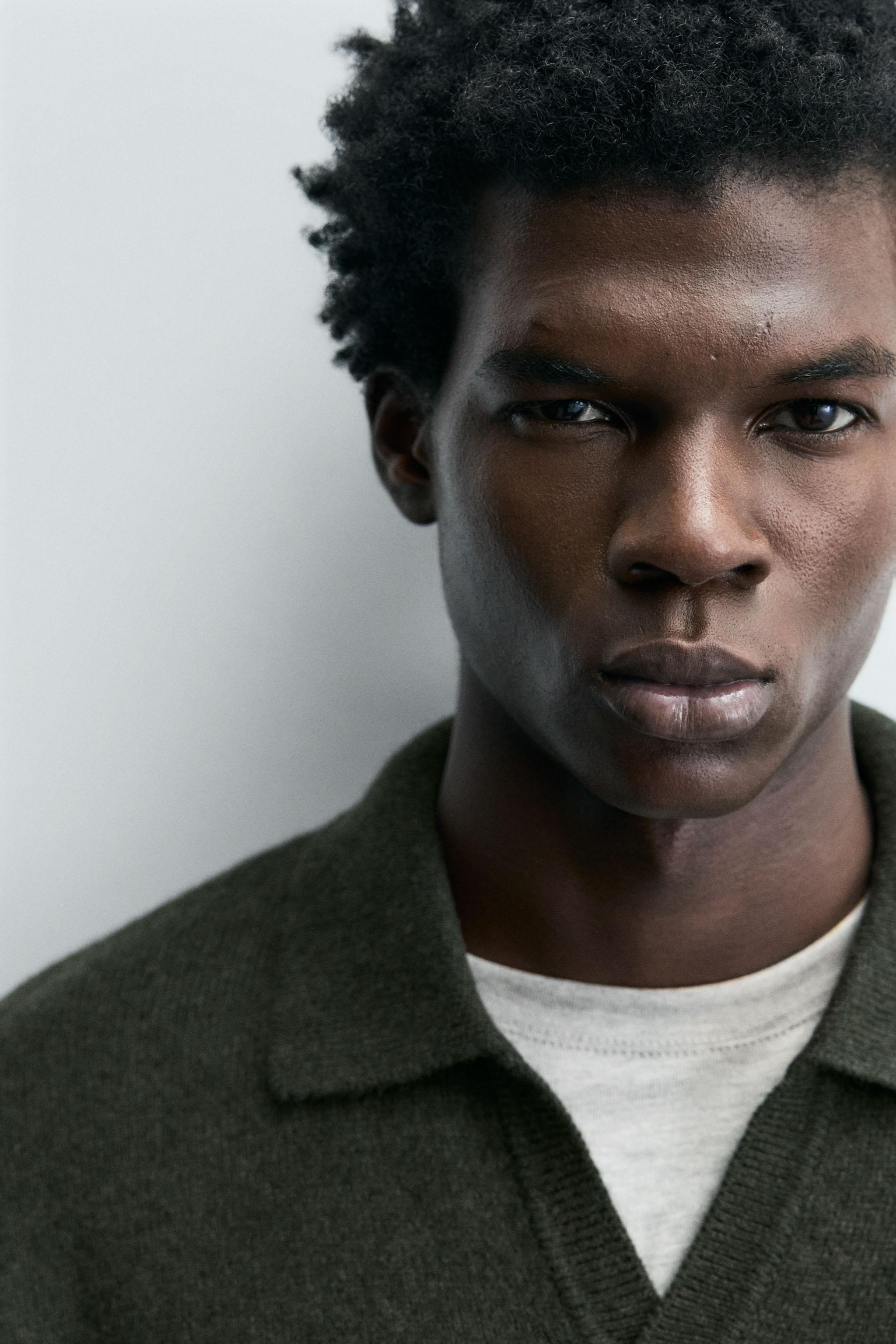 100% WOOL KNIT POLO SHIRT | Zara US