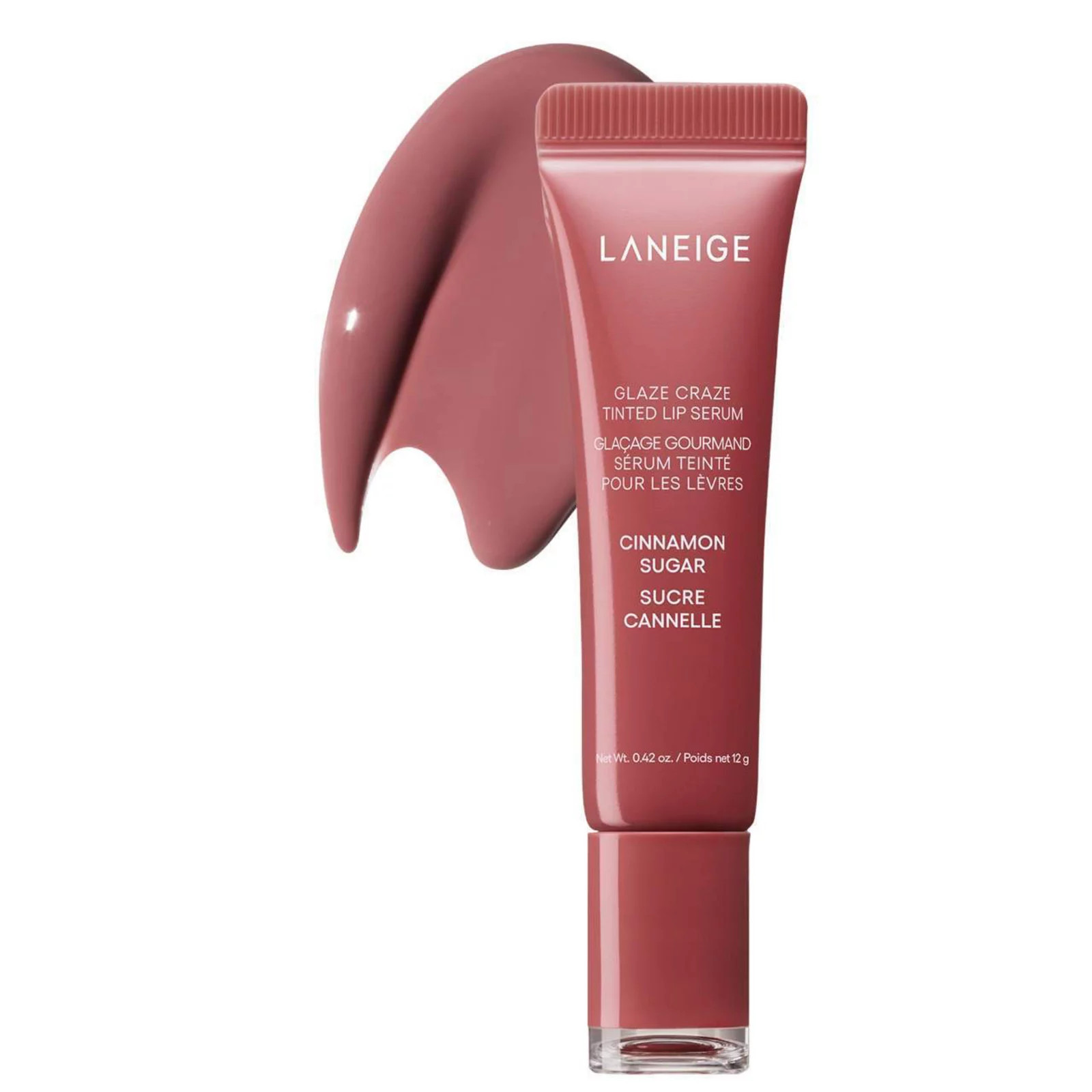 LANEIGE Glaze Craze Tinted Polypeptide Lip Serum, Size: 0.4 FL Oz, Red Sugar | Kohl's