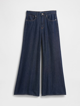 High Rise SuperLight Palazzo Jeans | Gap Factory
