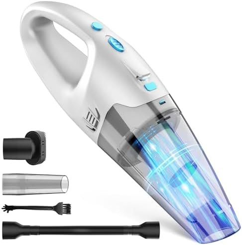 FUOAYOC Handheld Vacuum Cordless,Car Cordless Rechargeable, 6KPA Powerful Suction Hand Held Vacuu... | Amazon (US)
