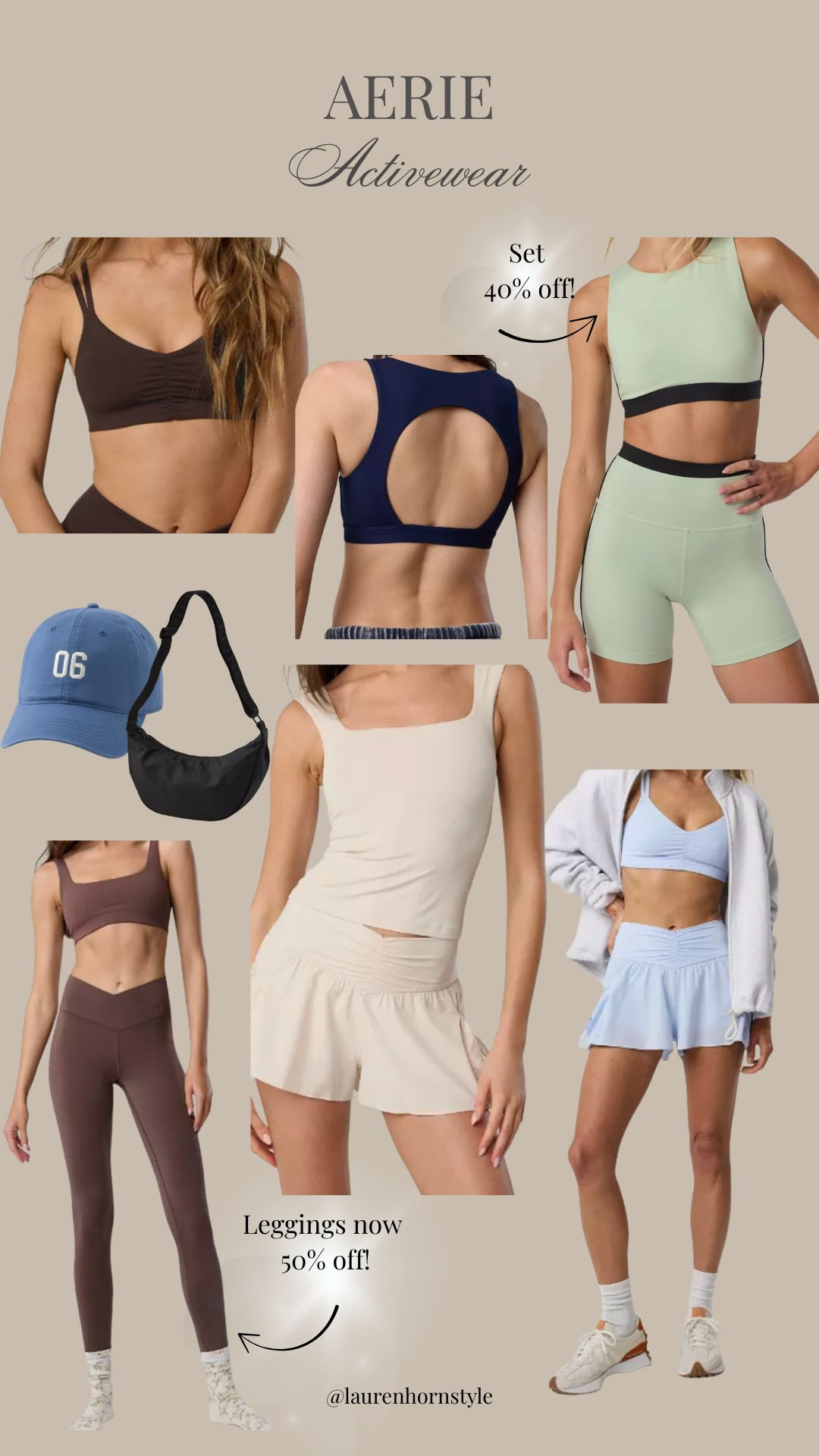 Aerie activewear- select pieces now on sale!  

 #LTKfitnessgoals #LTKActive #LTKSaleAlert