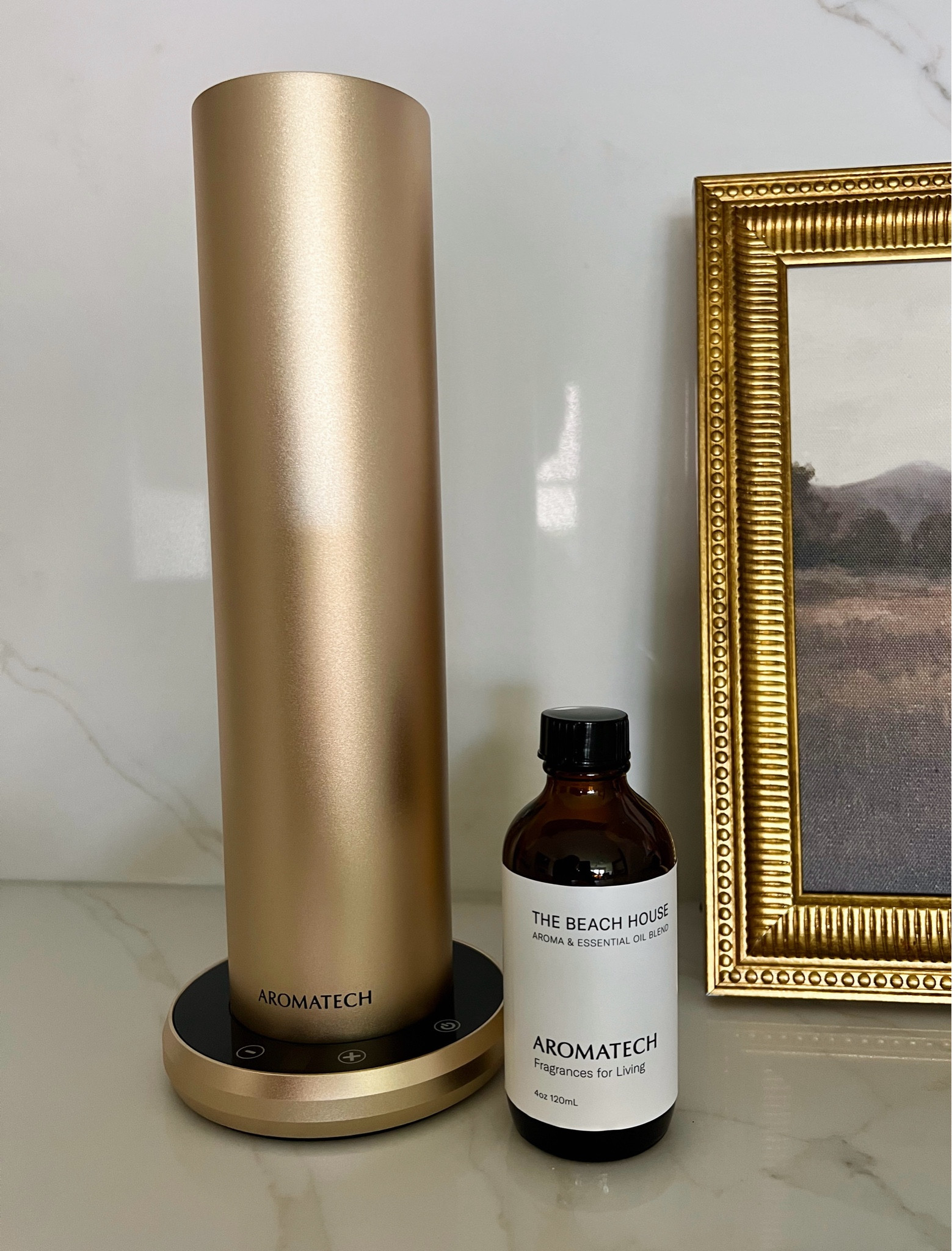 I am OBSESSED with my new AroMini BT Diffuser! AromaTech sent me their latest scents for summer and we’re currently loving The Beach House! As a Bluetooth connected device, you can also adjust the scent intensity and schedule the run time via your smartphone! 

#aromatech #homefinds #LTKHome 