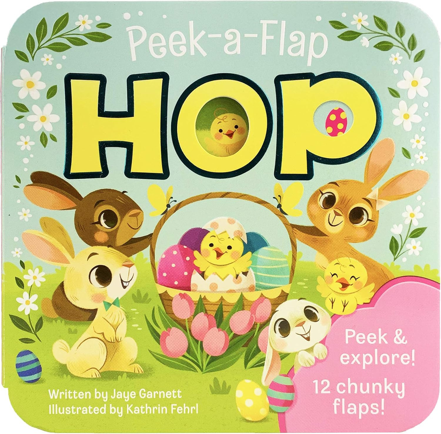 Peek-a-Flap Hop - Children's Lift-a-Flap Board Book Gift for Easter Basket Stuffers, Ages 2-5 (Peek- | Amazon (US)