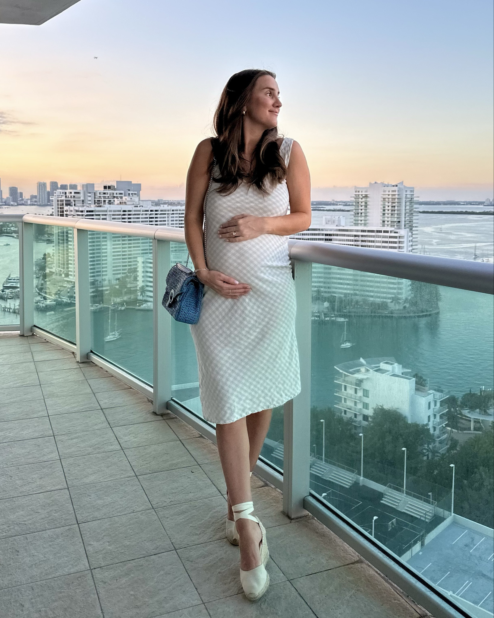 Rent the Runway maternity dress! Checker print dress in the prettiest neutral tone.

Wearing a size MR.

#LTKBump #LTKShoeCrush #LTKBaby