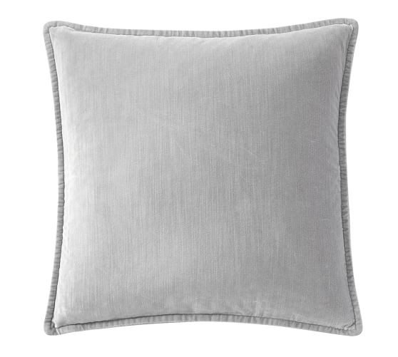 Washed Velvet Pillow Covers | Pottery Barn (US)