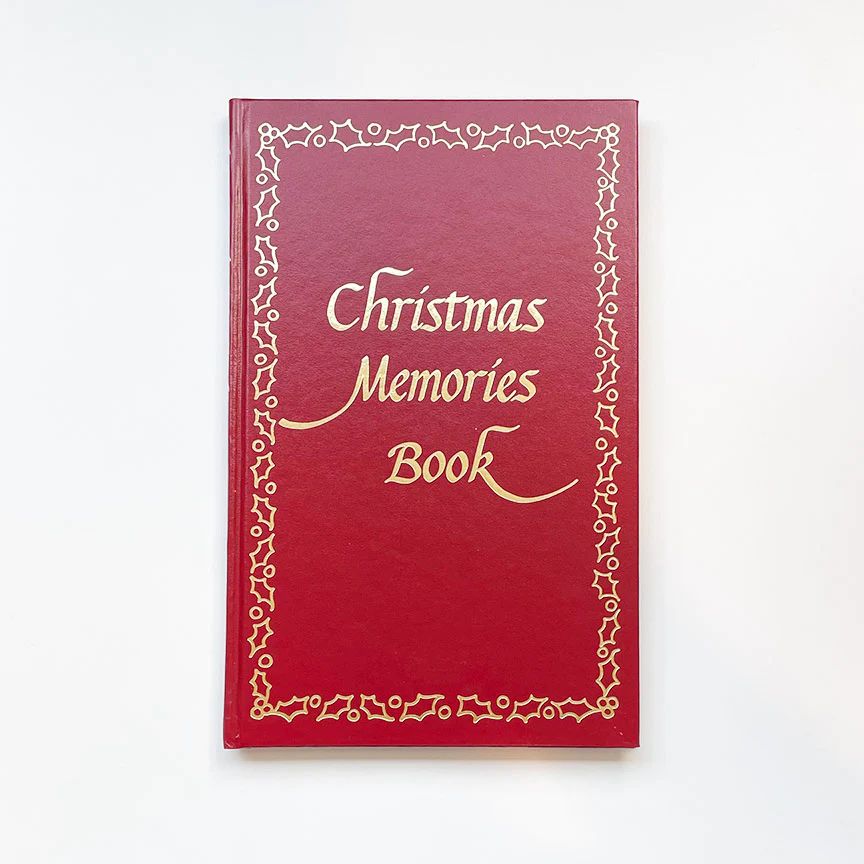 Christmas Memories Book | Biscuit Home