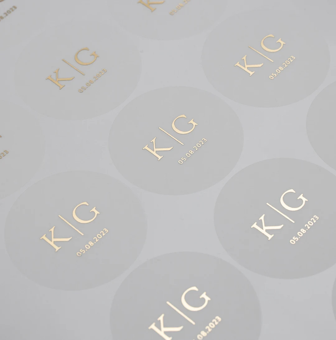 Monogram Envelope Seals, Wedding Favour Stickers, Invitation Seals, Foiled Wedding Stickers, Silv... | Etsy (US)