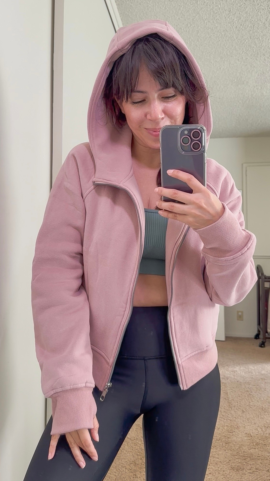 Yoga outfit 🧘🏻‍♀️ comfy and warm with these fleece leggings 

#LTKActive #LTKSeasonal #LTKOver40