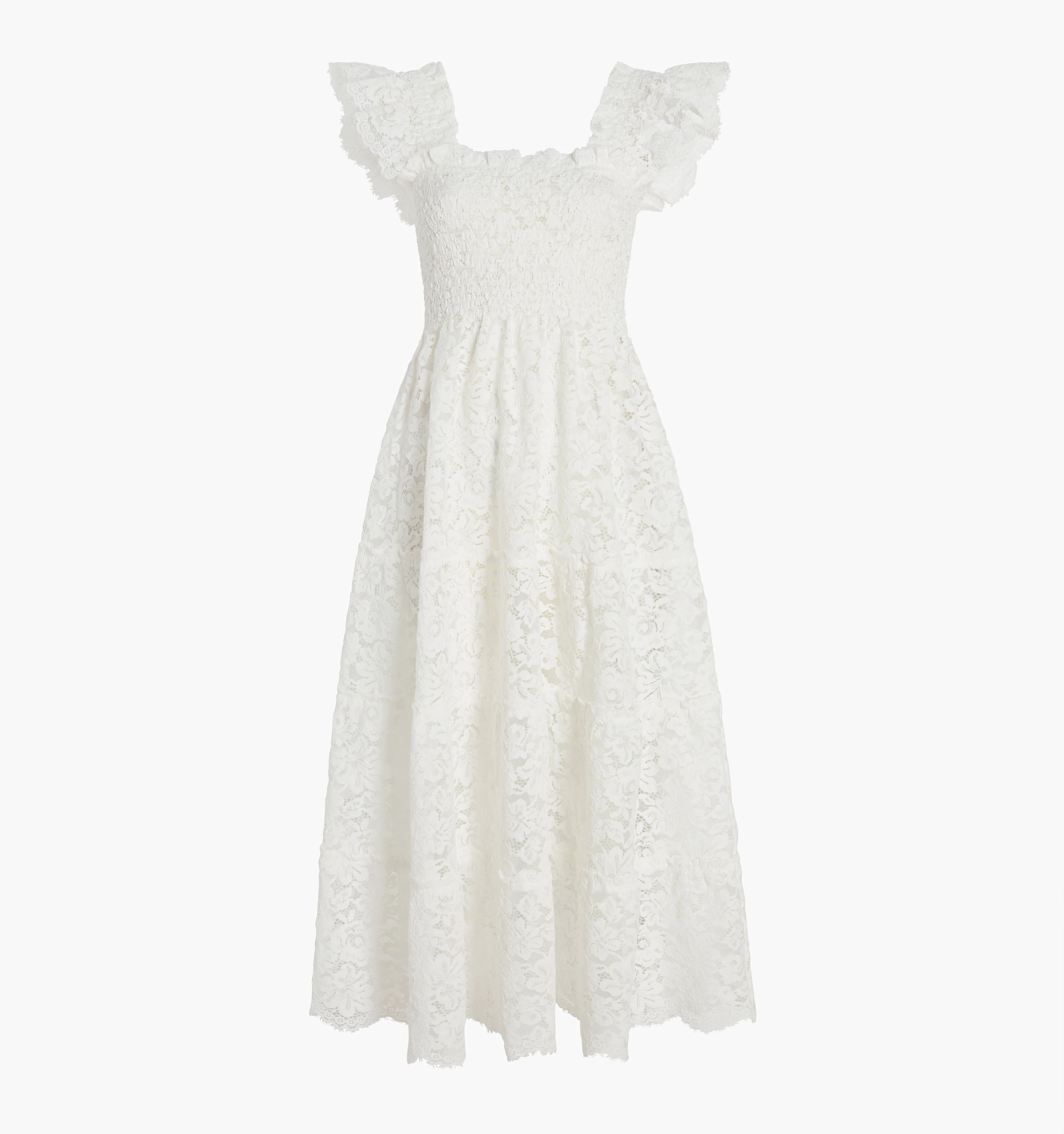 The Ellie Nap Dress | Lace White / S | Cotton | Hill House Home | Hill House Home US