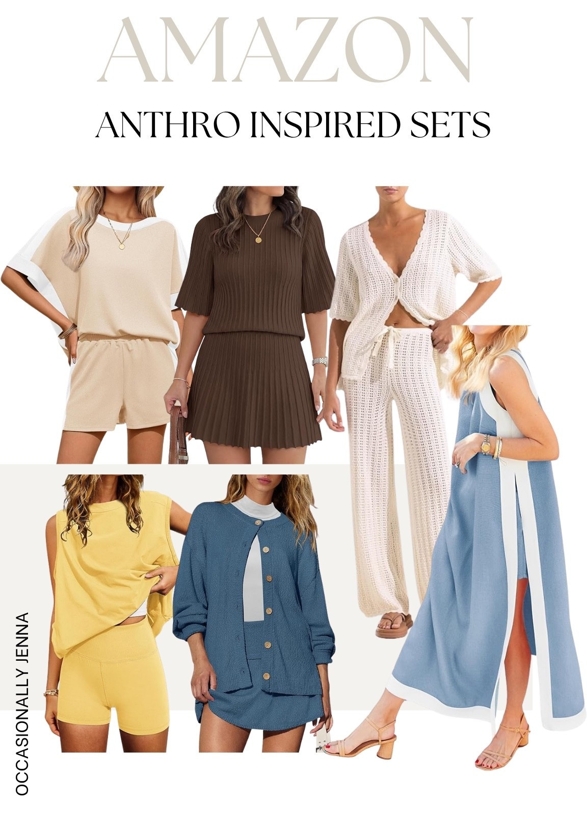 Anthropologie inspired sets I’m loving on Amazon! 

#LTKgrwm #LTKootd