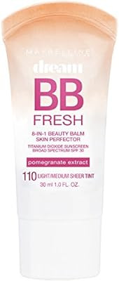 Maybelline Dream Fresh BB Cream, Light/Medium, 1 Ounce (Packaging May Vary) | Amazon (US)